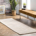 Hand-Tufted Wool Trellis Rug 160x230 cm Cream