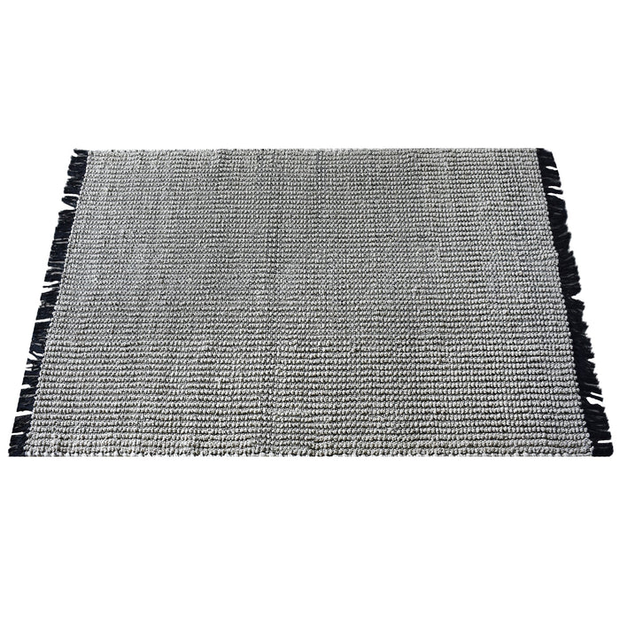 Hand-Woven Cotton Rug For Indoor And Outdoor Use