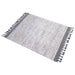 Hand-Woven Cotton Rug for Indoor and Outdoor Use