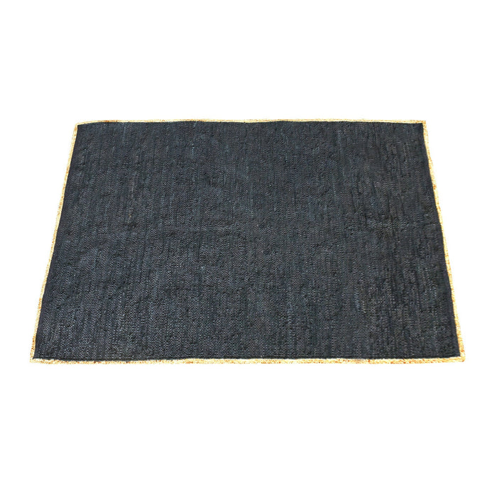 Hand Woven Hemp And Leather Jacmel Rug 5 Color Options