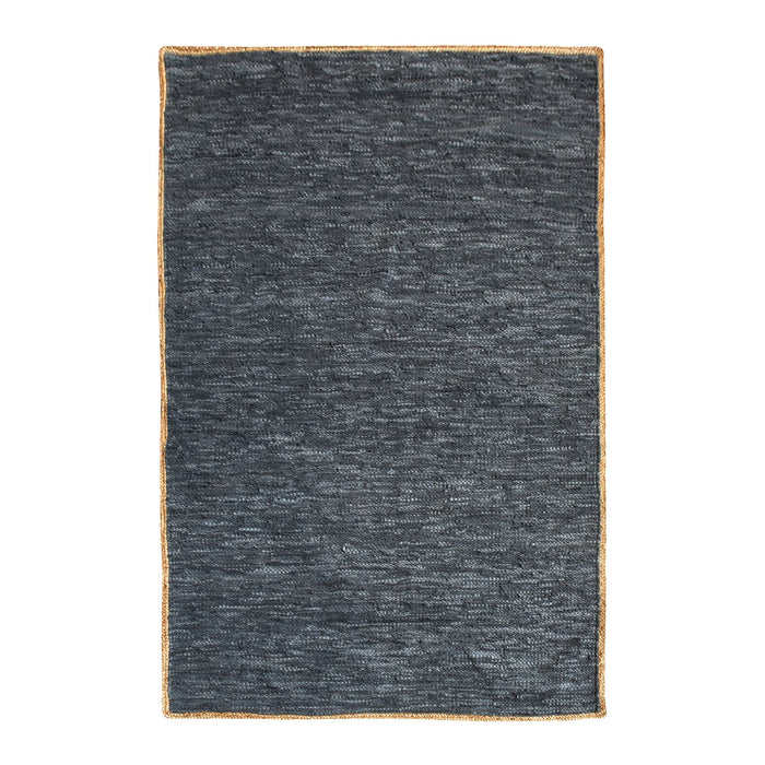 Hand Woven Hemp And Leather Jacmel Rug 5 Color Options