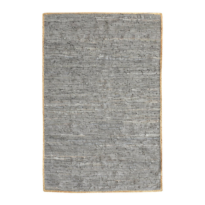 Hand Woven Hemp And Leather Jacmel Rug 5 Color Options