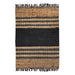 Hand Woven Hemp And Leather Rug For High Traffic Areas