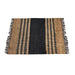 Hand Woven Hemp And Leather Rug For High Traffic Areas