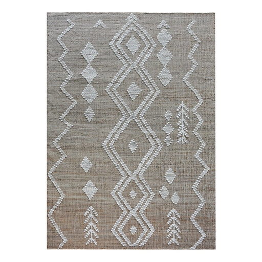 Hand Woven Hemp And Wool Rug In Traditional Punja Style