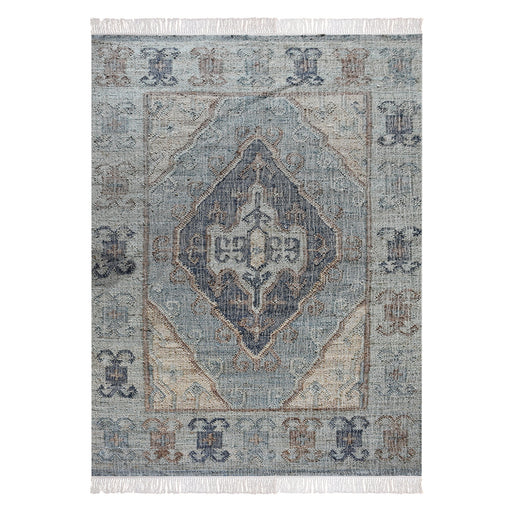 Hand Woven Hemp Rug Multi Color Punja Kilim Design