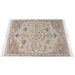 Hand-Woven Hemp and Wool Floral Texture Rug