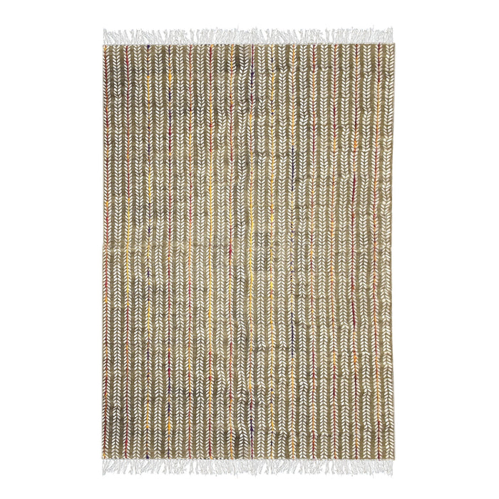 Hand Woven Ovid Cotton And Silk Area Rug