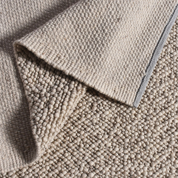 Hand-Woven Wool Bohemian Microbe-Inspired Rug
