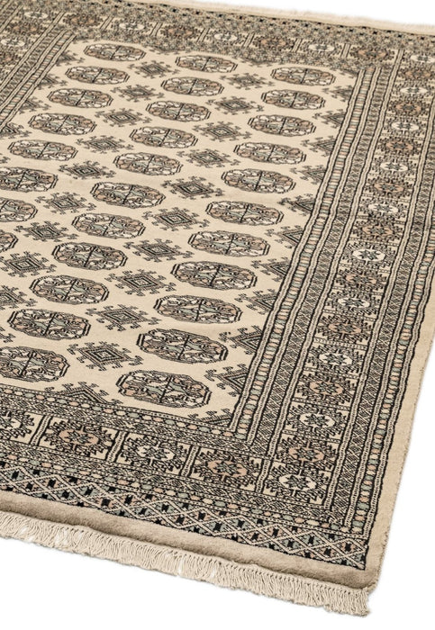 Hand-knotted Bokhara Beige Rug