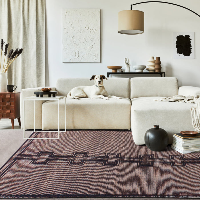 Handcrafted Jute Cotton Area Rug For Living Room Décor