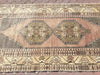 Handknotted Pastel Rug 258 cm x 124 cm Vintage Turkish Design