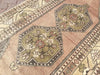 Handknotted Pastel Rug 258 cm x 124 cm Vintage Turkish Design