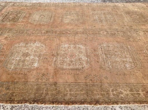 Handknotted Vintage Rug 376cm x 266cm Pastel Design