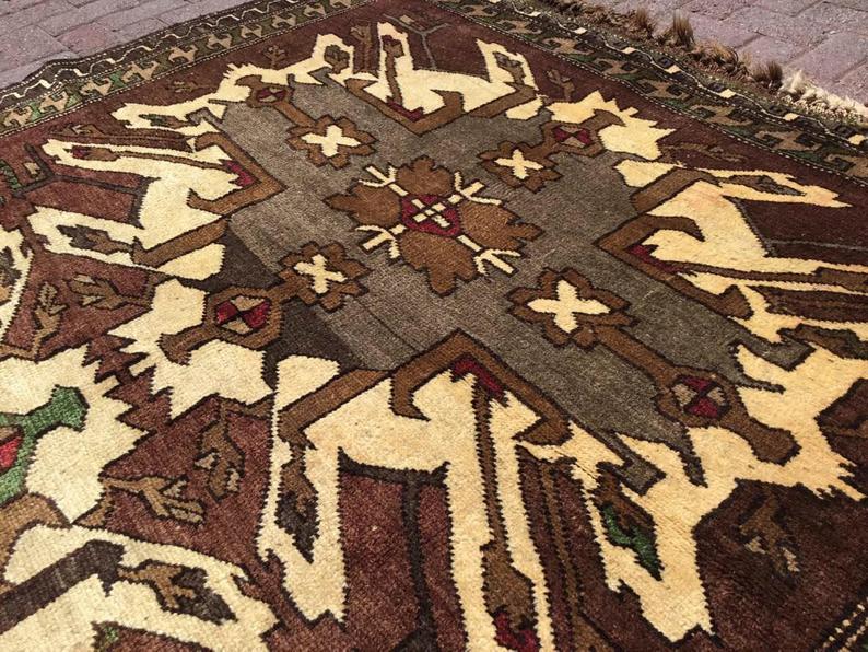 Handmade Anatolian Konya Rug 325cm x 180cm Antiques