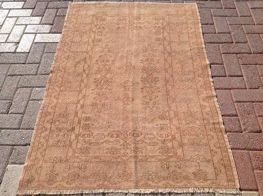 Handmade Antique 147cm x 104cm Turkish Oushak Runner Rug