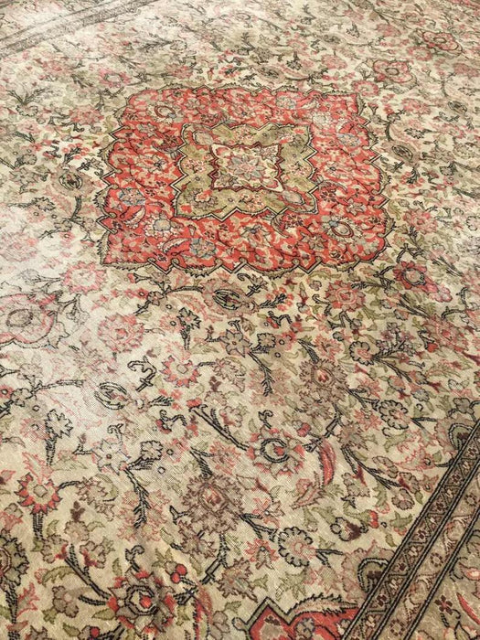 Handmade Antique Turkish Oushak Rug 154cm x 100cm