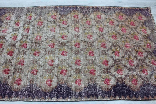 Handmade Antique Turkish Oushak Rug 214cm x 127cm