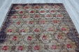 Handmade Antique Turkish Oushak Rug 214cm x 127cm