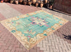 Handmade Antique Turkish Oushak Rug 308cm x 210cm