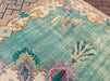 Handmade Antique Turkish Oushak Rug 308cm x 210cm