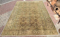 Handmade Antique Turkish Oushak Rug 360x242 cm