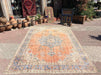 Handmade Antique Turkish Oushak Rug 390cm x 248cm