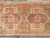 Handmade Antique Turkish Oushak Runner Rug 112cm x 56cm