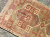 Handmade Antique Turkish Oushak Runner Rug 112cm x 56cm