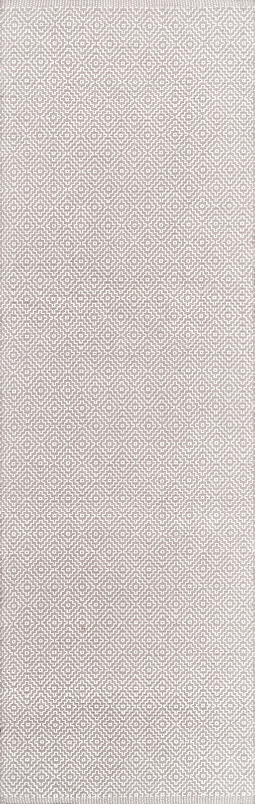 Käsintehty Cotton Check Flatwoven -matto 100% puuvilla beige