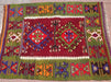 Handmade Green Kilim Rug 111cm x 89cm Vintage Wool Cotton