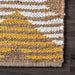 Handmade Jute And Denim Striped Diamond Area Rug Yellow