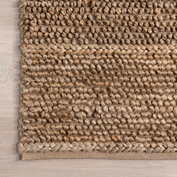 Handmade Jute Area Rug for Living Room and Bedroom 90x150 cm