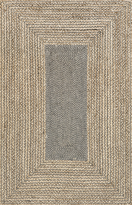 Handmade Jute Area Rug in Grey Color