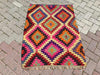 Handmade Kilim Rug 112cm x 85cm Vintage Turkish Design