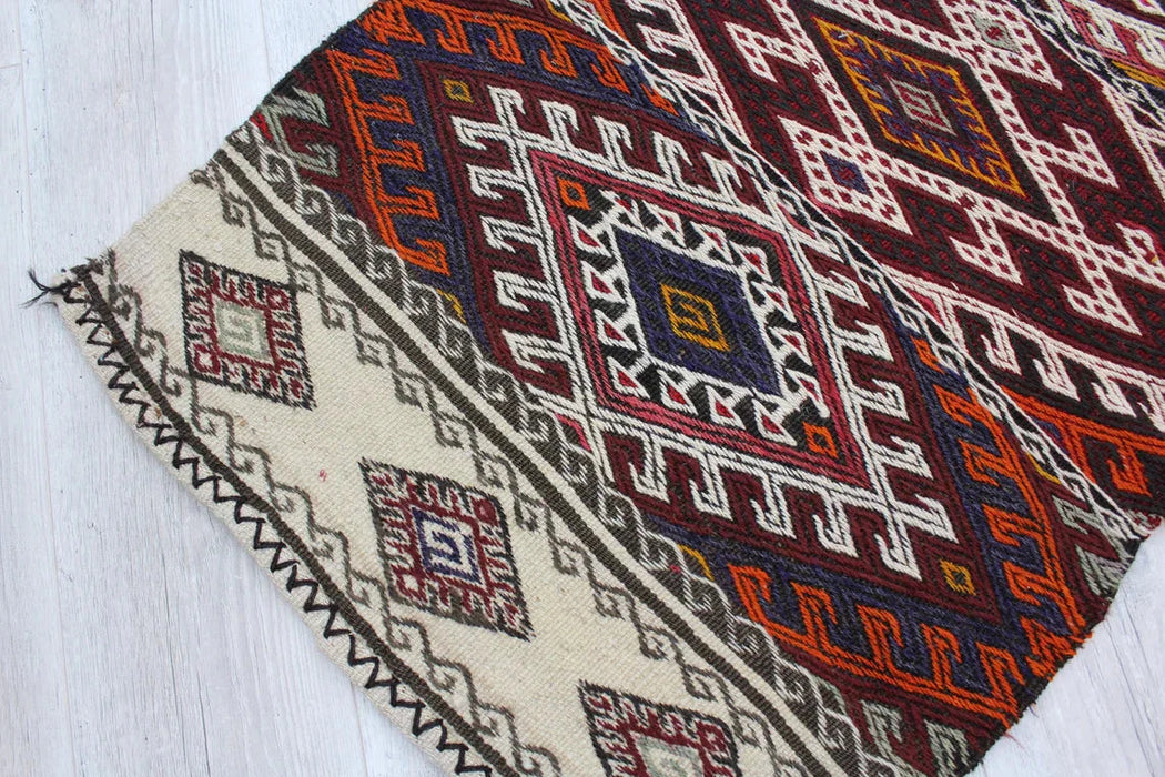 Handmade Kilim Rug Cece 67cm x 100cm Vintage Wool