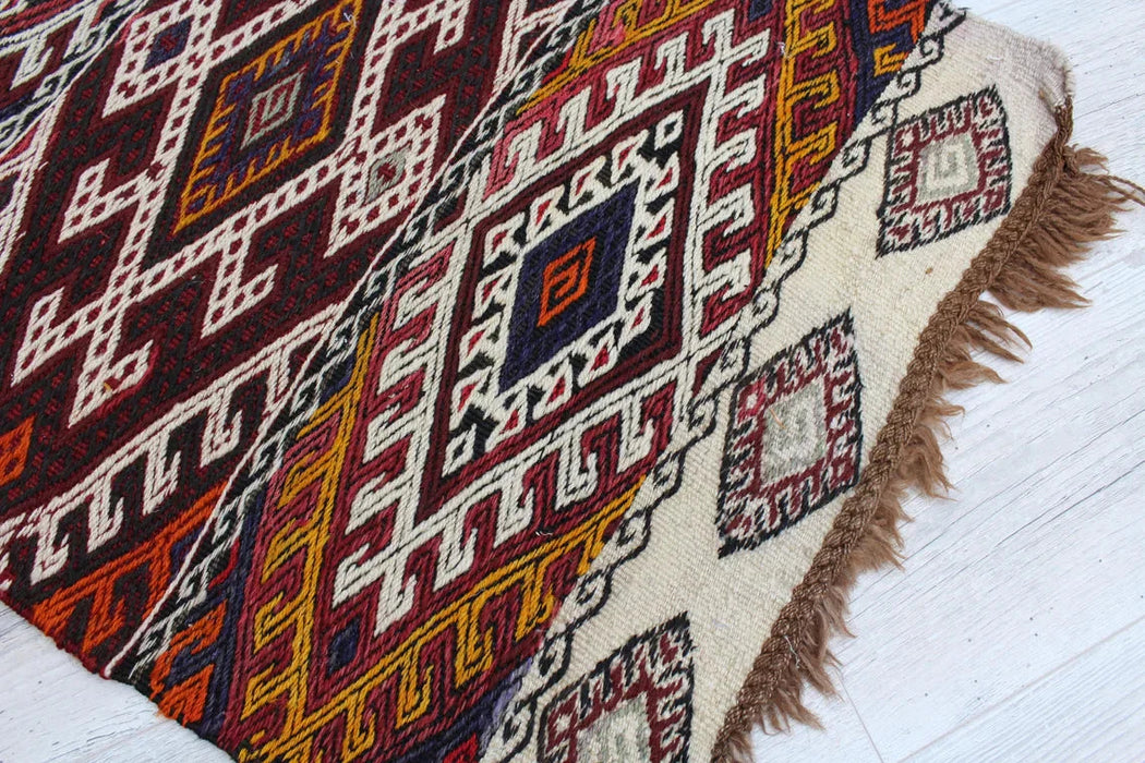 Handmade Kilim Rug Cece 67cm x 100cm Vintage Wool