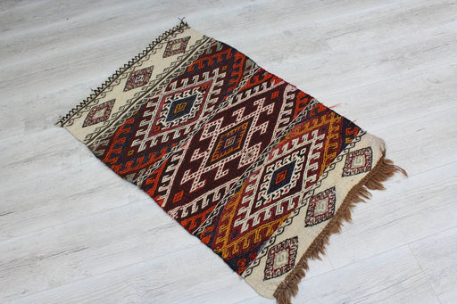 Handmade Kilim Rug Cece 67cm x 100cm Vintage Wool