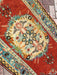 Handmade Mid Century Runner Rug 355cm x 94cm Antique Design
