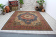 Handmade Persian Oushak Rug 143cm x 112cm 1930s