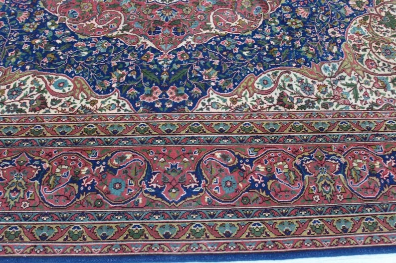Handmade Persian Oushak Rug 143cm x 112cm 1930s