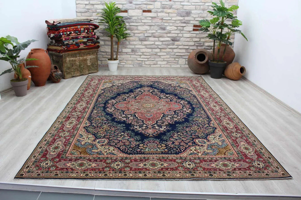 Handmade Persian Rug 368cm x 250cm Vintage 1930s
