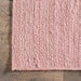 Handgemaakt roze jute gevlochten vloerkleed 100 cm