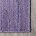 Handmade Purple Jute Braided Area Rug 120 cm