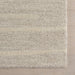 Handmade Striped Wool Rug in Beige for Home Decor