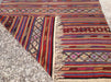 Handmade Tribal Kilim Rug 284cm x 160cm Vintage Turkish Design