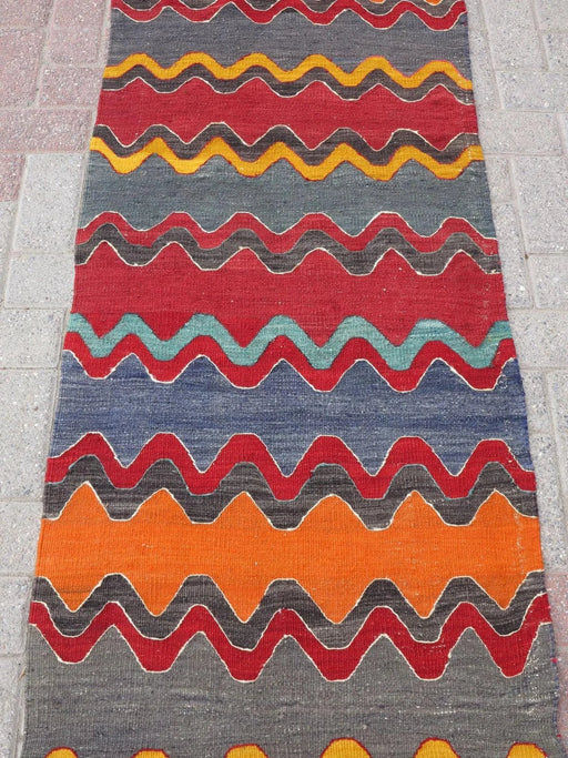 Handmade Turkish Kilim Runner Rug 477cm x 67cm