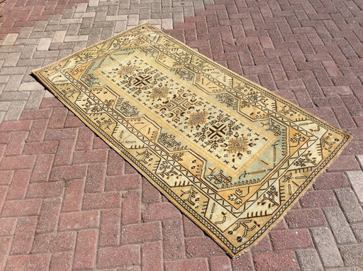 Handmade Turkish Oushak Area Rug 197 cm x 108 cm