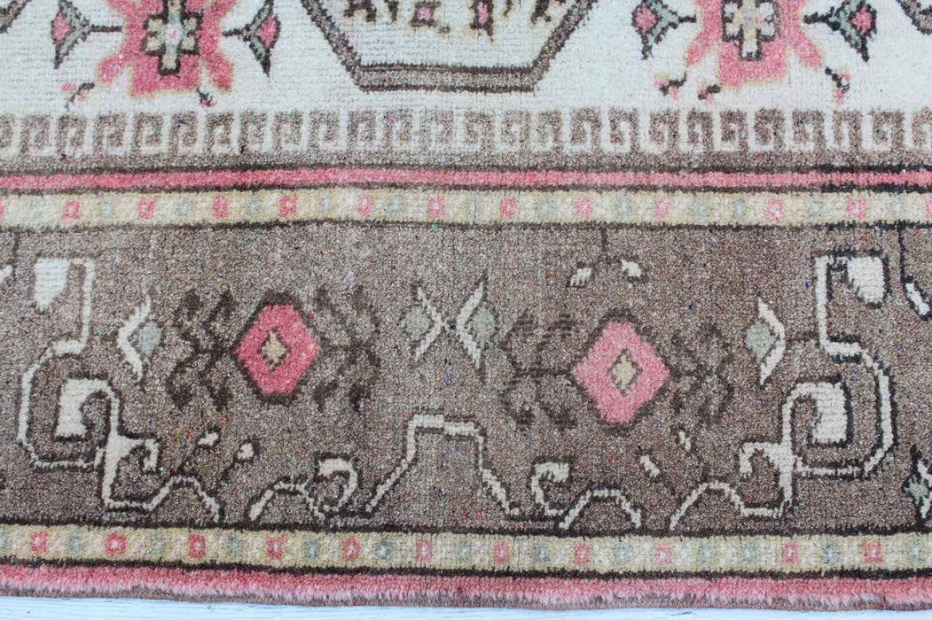 Handmade Turkish Oushak Rug 123cm x 102cm Antique Collectible