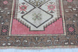 Handmade Turkish Oushak Rug 123cm x 102cm Antique Collectible